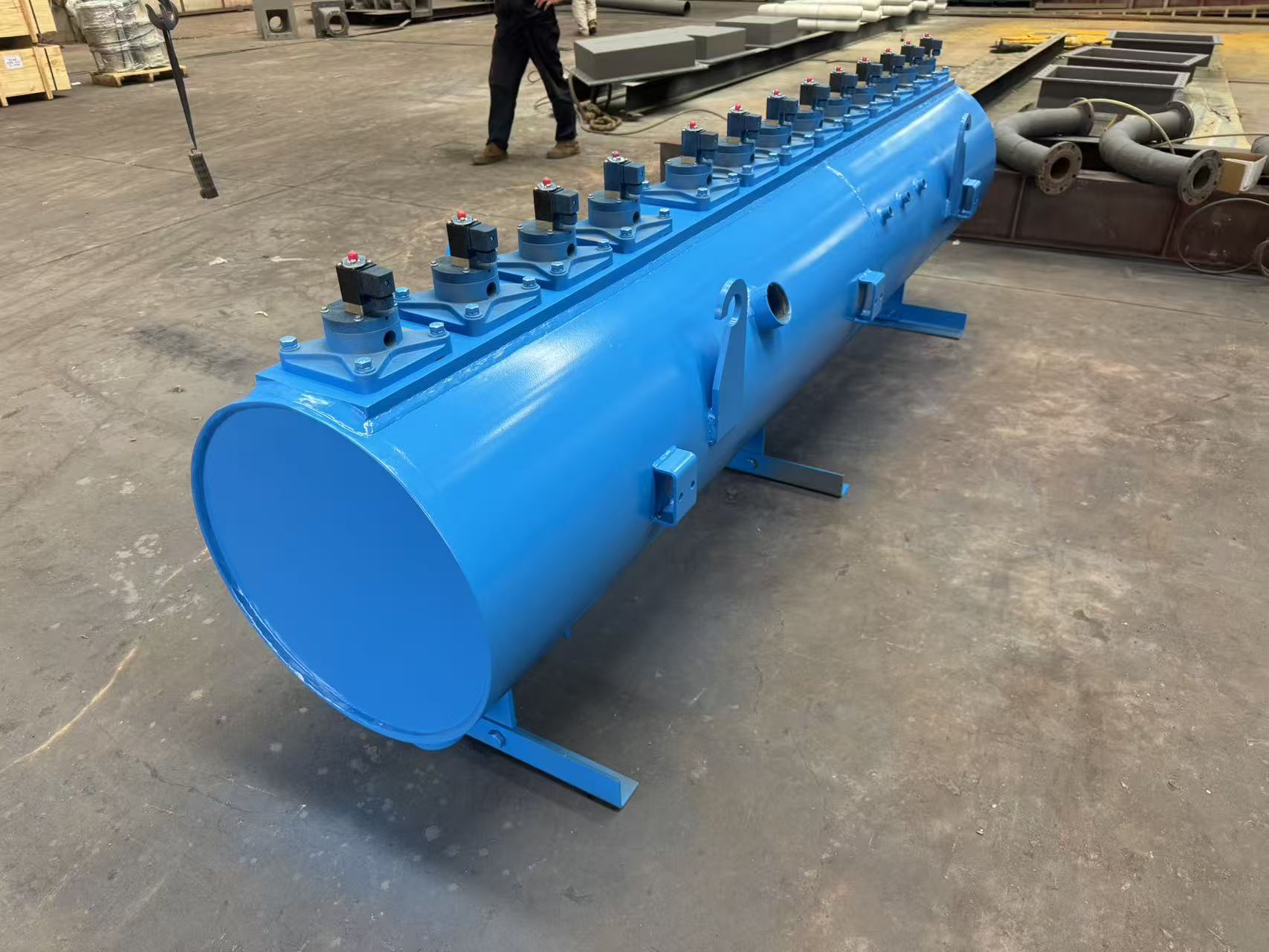 Alstom Optipow 135 பல்ஸ் வால்வுக்கான தனிப்பயனாக்கப்பட்ட ஏர் டேங்க்